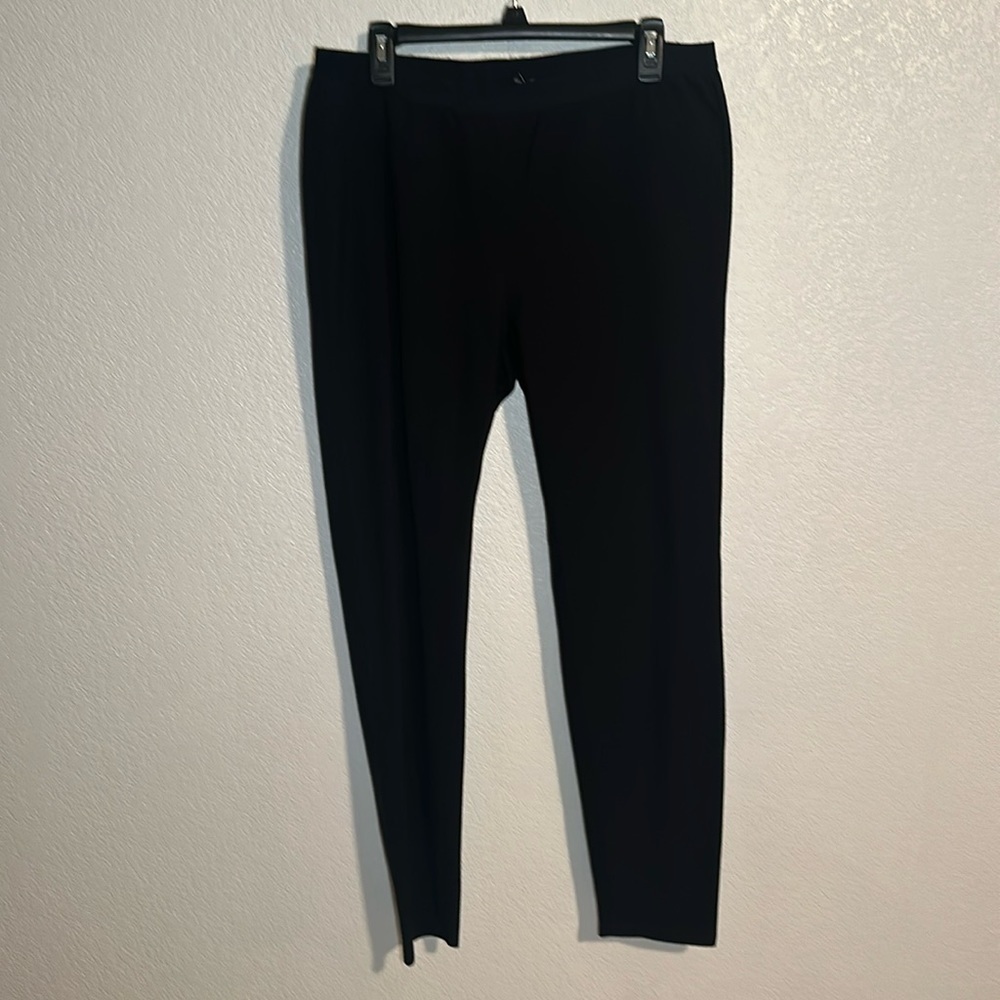 Eileen Fisher Black Pull On Pant